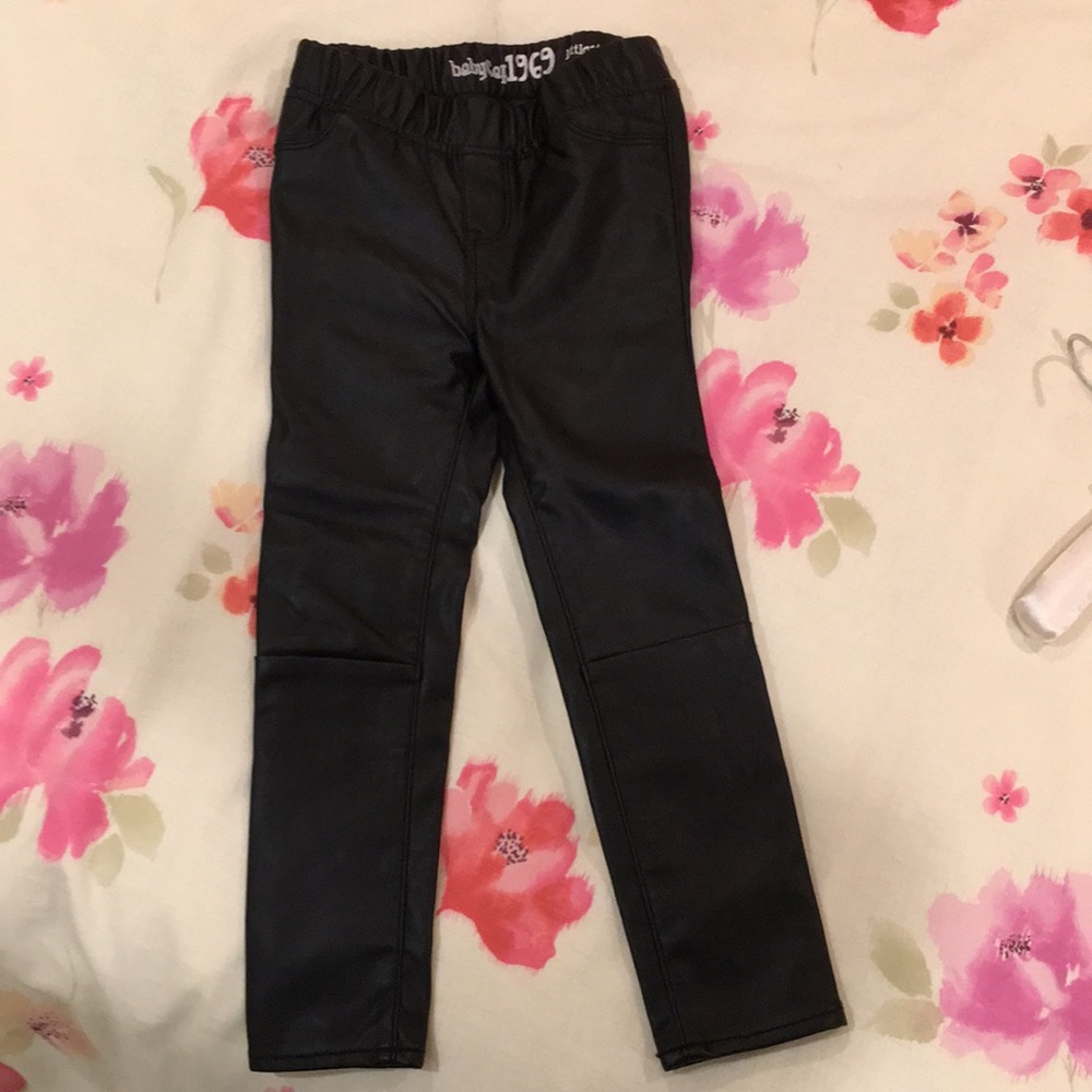 Baby Gap Toddler Girl Faux Leather Leggings